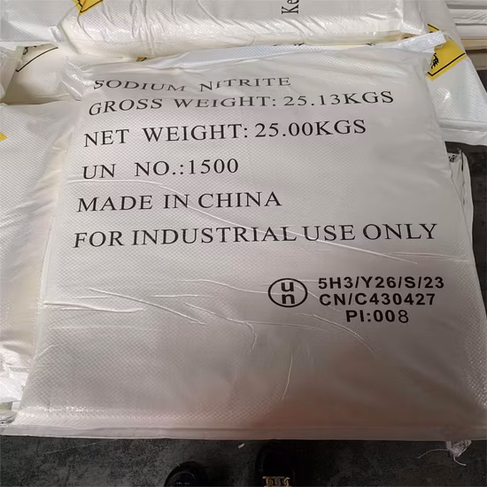 Fabricante de nitrito de sodio Nano2 de grado industrial